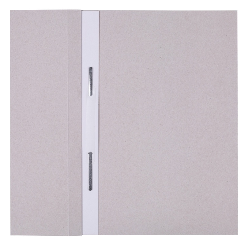 Skoroszyt OFFICE PRODUCTS Budget, karton, z oczkiem, nadruk, 1/2, A4, 250gsm, biały, 21099141-14 - obrazek 2