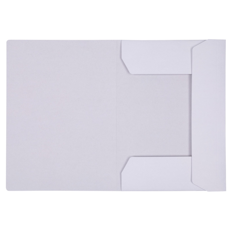 Teczka OFFICE PRODUCTS Budget Pro, z gumką, A4, kartonowa, 250g, biała, 21199161-14 - obrazek 2