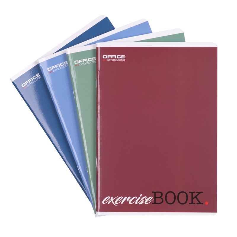 Zeszyt szkolny OFFICE PRODUCTS, A5, w kratkę, 80 kart., 60gsm, mix kolorów, 16258161 - obrazek 2